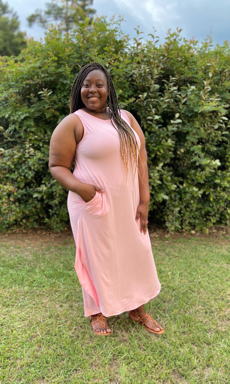 Sleeveless Summer Pastel- (Plus Size)