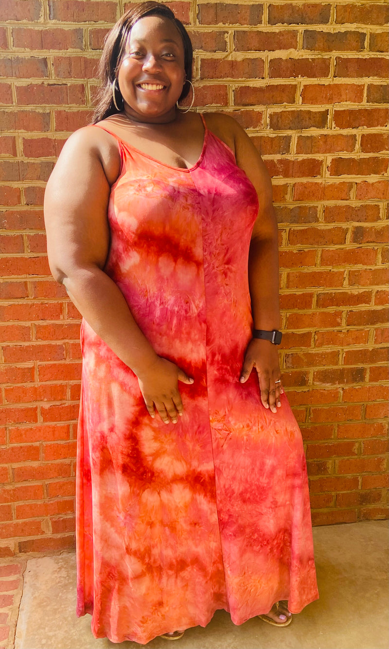 Sunset Vibes Maxi Dress (1X-3X)