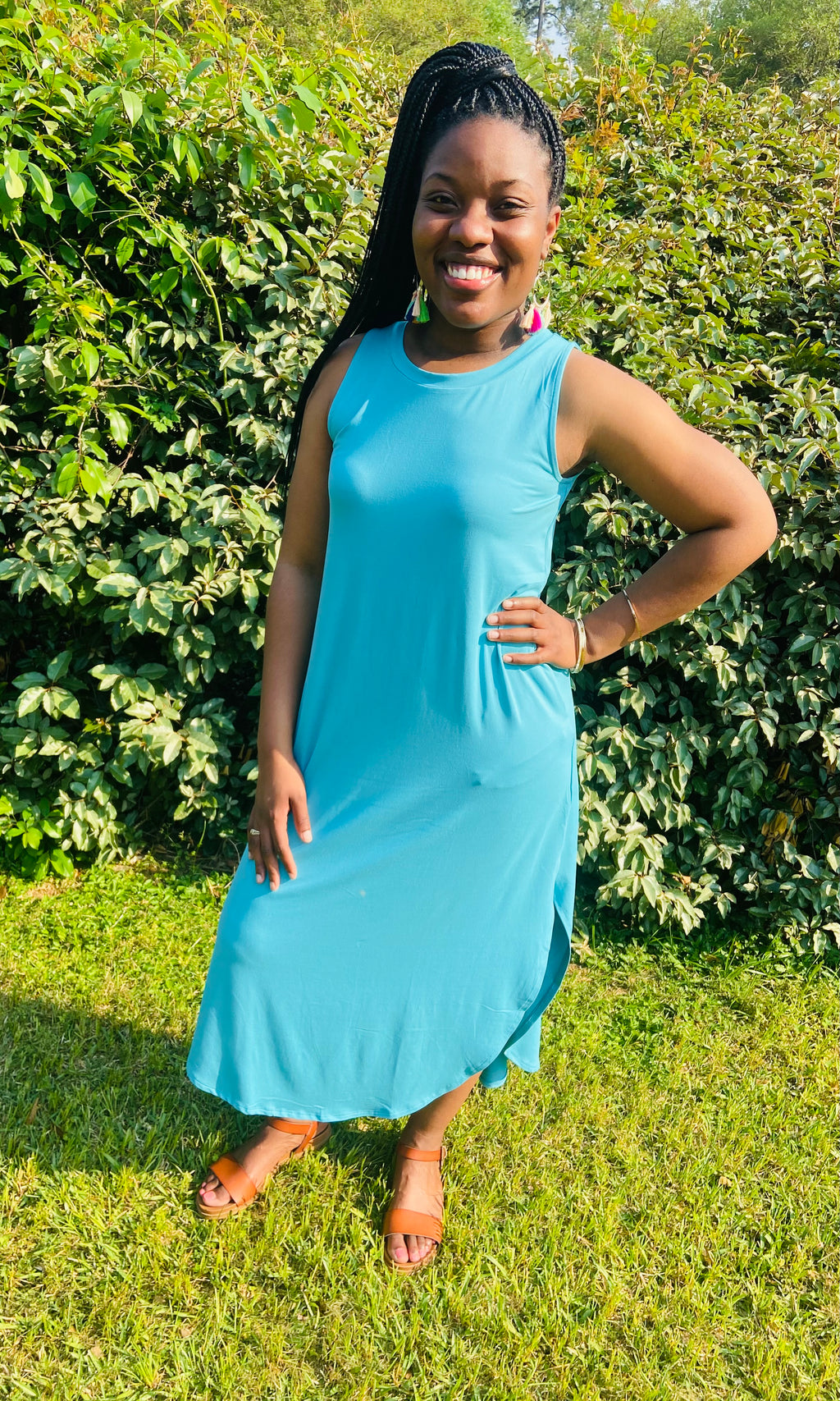 Spring Things Dress- Ash Mint