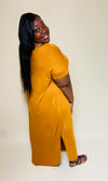 Zandi Maxi Plus Size- Desert Mustard